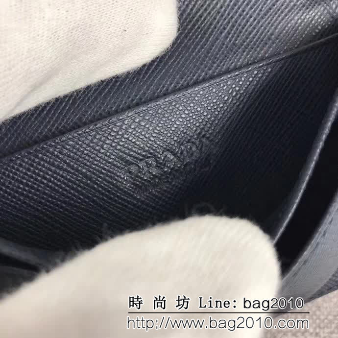 PRADA普拉達 專櫃最新款式 爆款男士卡包 2MC122 DD1068